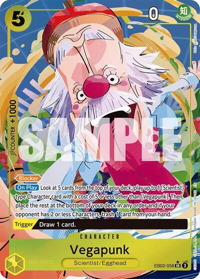 Vegapunk (Alternate Art) #EB02-056 Extra Booster: Anime 25th Collection