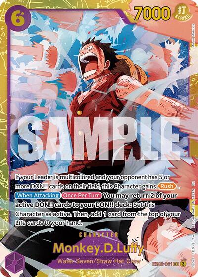 Monkey.D.Luffy #EB02-061 Extra Booster: Anime 25th Collection