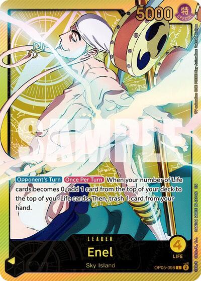 Enel (SP) #OP05-098 Extra Booster: Anime 25th Collection