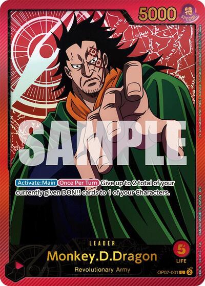 Monkey.D.Dragon (SP) #OP07-001 Extra Booster: Anime 25th Collection