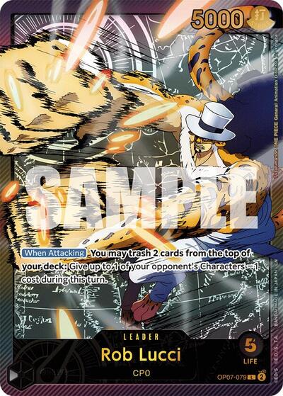 Rob Lucci (SP) #OP07-079 Extra Booster: Anime 25th Collection