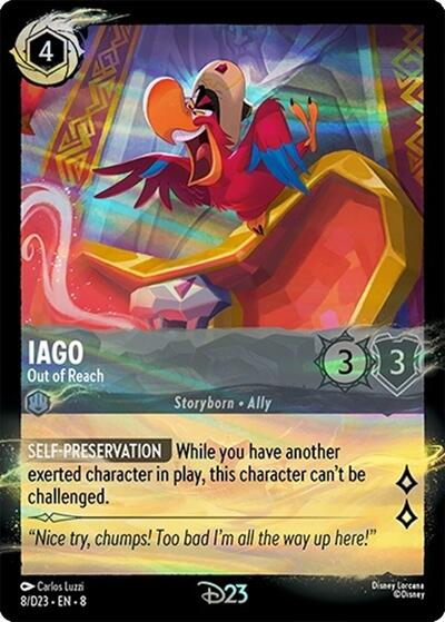Iago - Out of Reach #8 D23 Promos