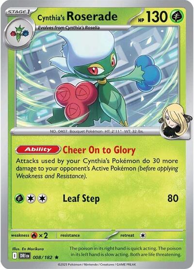 Cynthia's Roserade #8 Destined Rivals