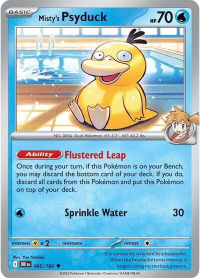 Misty's Psyduck #45 Destined Rivals