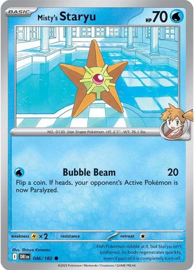 Misty's Staryu #46 Destined Rivals