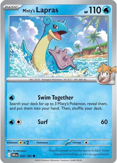 Misty's Lapras #50 Destined Rivals