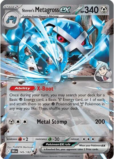 Steven's Metagross ex #145 Destined Rivals