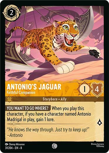 Antonio's Jaguar - Faithful Companion #31 Reign of Jafar