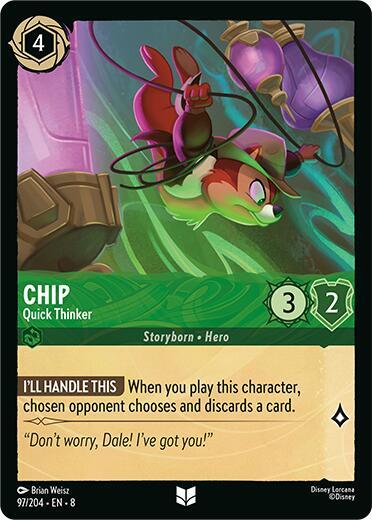 Chip - Quick Thinker #97 Reign of Jafar