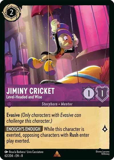 Jiminy Cricket - Level-Headed and Wise #62 Reign of Jafar