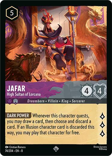Jafar - High Sultan of Lorcana #74 Reign of Jafar