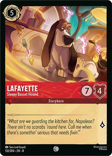 Lafayette - Sleepy Basset Hound #132 Reign of Jafar