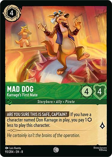 Mad Dog - Karnage's First Mate #93 Reign of Jafar