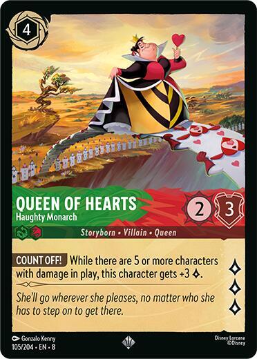 Queen of Hearts - Haughty Monarch #105 Reign of Jafar