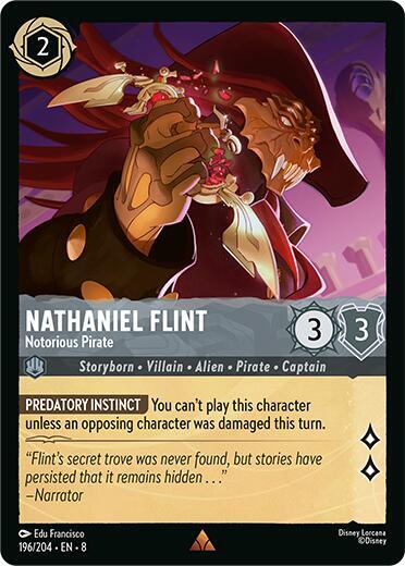 Nathaniel Flint - Notorious Pirate #196 Reign of Jafar