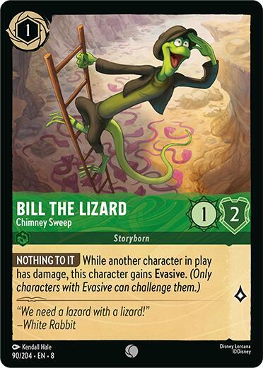 Bill the Lizard - Chimney Sweep #90 Reign of Jafar