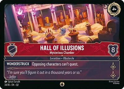 Hall of Illusions - Mysterious Chamber #33 Illumineer's Quest: Palace Heist