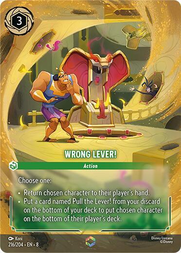 Wrong Lever! (Enchanted) #216 Reign of Jafar