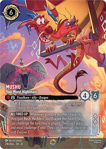 Mushu - Your Worst Nightmare (Enchanted) #218 Reign of Jafar