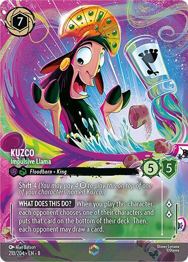 Kuzco - Impulsive Llama (Enchanted) #210 Reign of Jafar