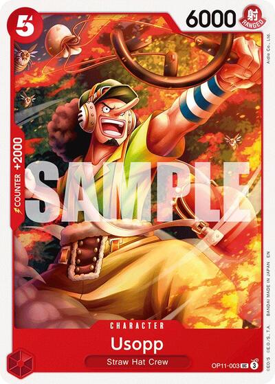 Usopp #OP11-003 A Fist of Divine Speed