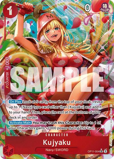 Kujyaku (Alternate Art) #OP11-004 A Fist of Divine Speed