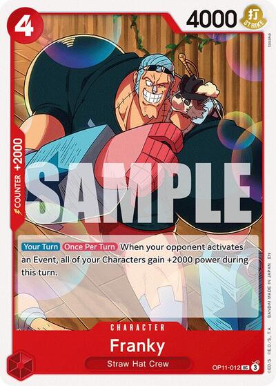 Franky #OP11-012 A Fist of Divine Speed