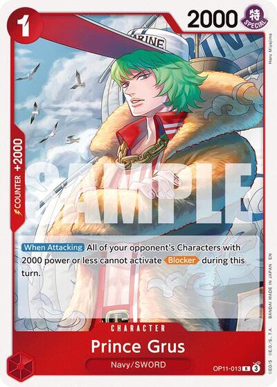 Prince Grus #OP11-013 A Fist of Divine Speed