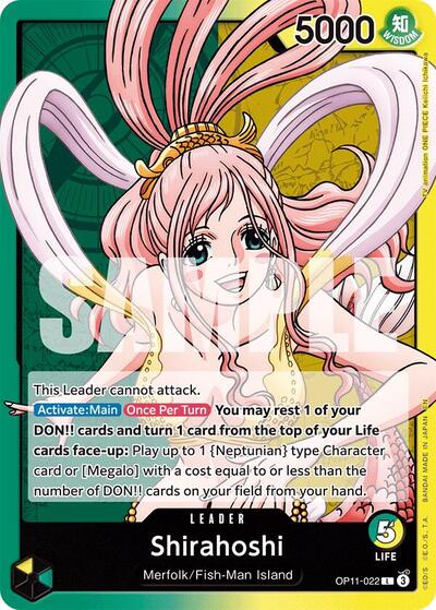 Shirahoshi #OP11-022 A Fist of Divine Speed