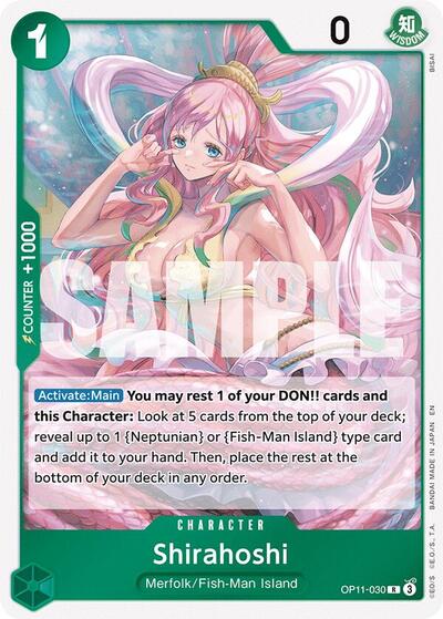 Shirahoshi #OP11-030 A Fist of Divine Speed