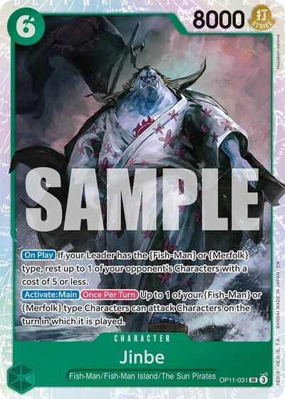Jinbe #OP11-031 A Fist of Divine Speed
