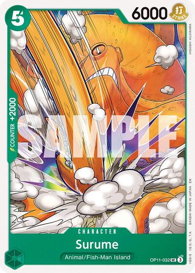 Surume #OP11-032 A Fist of Divine Speed