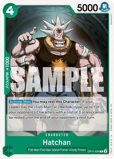Hatchan #OP11-034 A Fist of Divine Speed