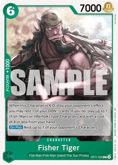 Fisher Tiger #OP11-035 A Fist of Divine Speed