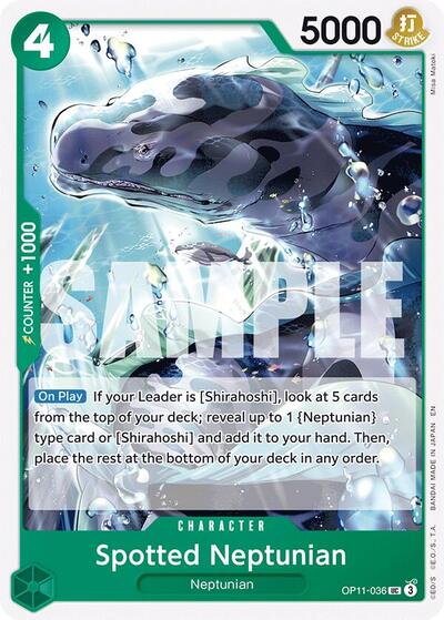 Spotted Neptunian #OP11-036 A Fist of Divine Speed