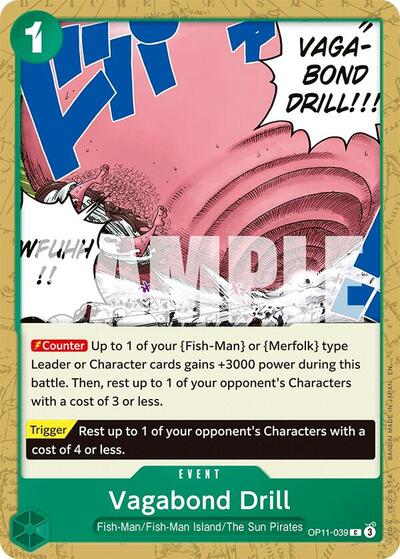 Vagabond Drill #OP11-039 A Fist of Divine Speed