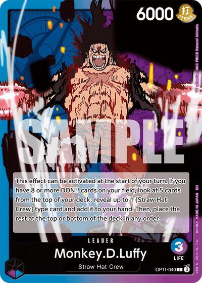 Monkey.D.Luffy #OP11-040 A Fist of Divine Speed