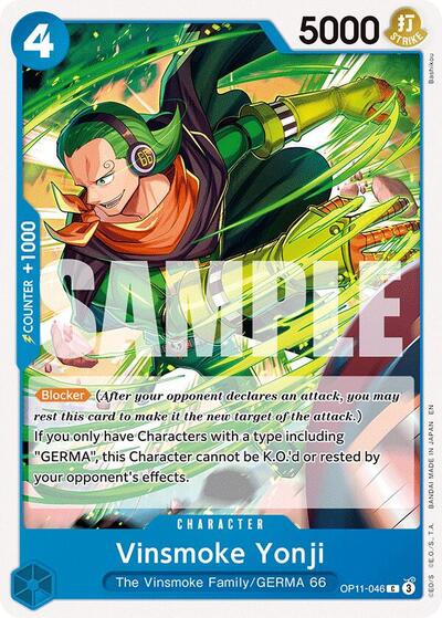 Vinsmoke Yonji #OP11-046 A Fist of Divine Speed