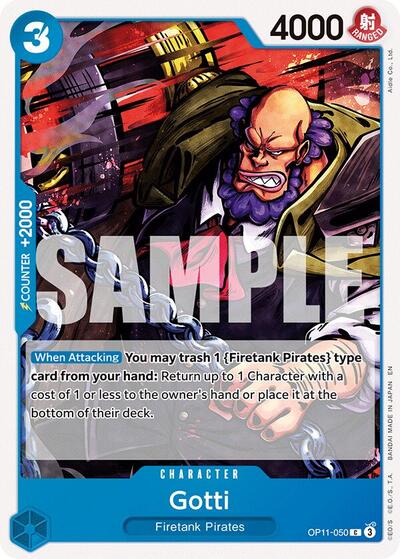Gotti #OP11-050 A Fist of Divine Speed