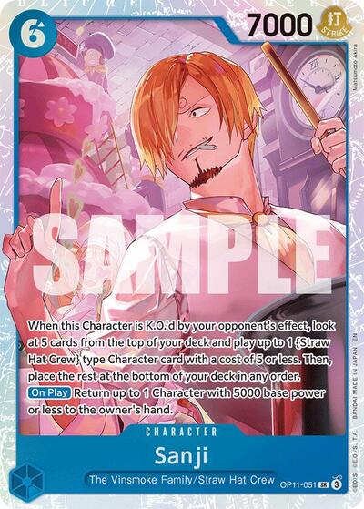 Sanji #OP11-051 A Fist of Divine Speed
