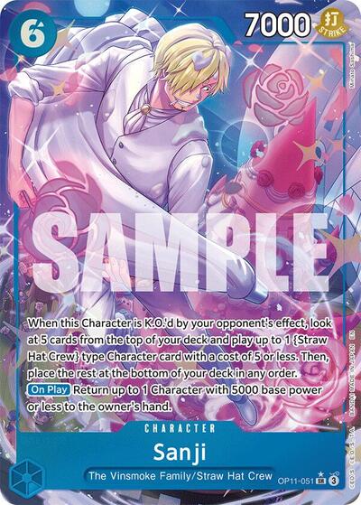 Sanji (Alternate Art) #OP11-051 A Fist of Divine Speed