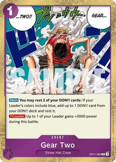 Gear Two #OP11-080 A Fist of Divine Speed
