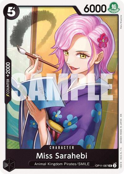 Miss Sarahebi #OP11-087 A Fist of Divine Speed