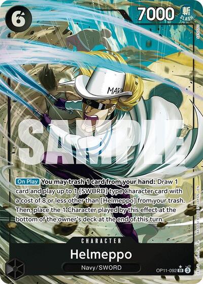 Helmeppo (Alternate Art) #OP11-092 A Fist of Divine Speed