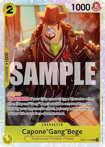 Capone"Gang"Bege #OP11-101 A Fist of Divine Speed