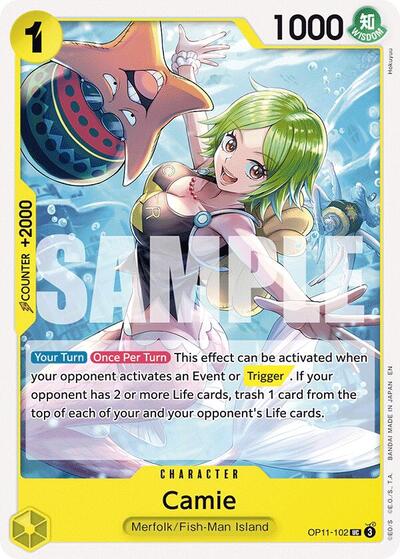 Camie #OP11-102 A Fist of Divine Speed
