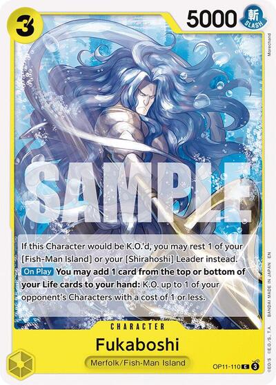 Fukaboshi #OP11-110 A Fist of Divine Speed