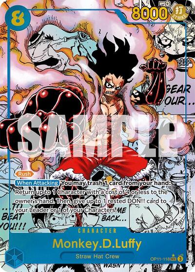 Monkey.D.Luffy (Manga) #OP11-118 A Fist of Divine Speed