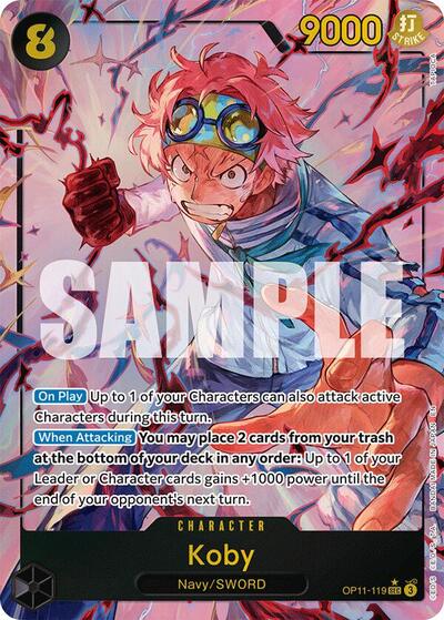 Koby (Alternate Art) #OP11-119 A Fist of Divine Speed