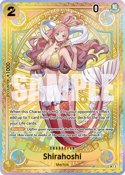 Shirahoshi (SP) #EB01-057 A Fist of Divine Speed